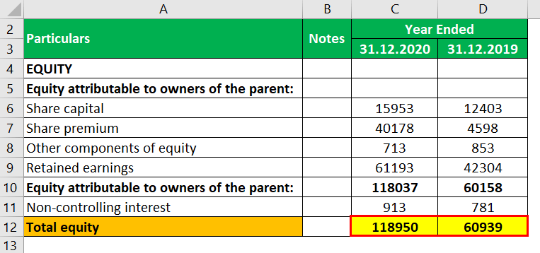 Capital account Example