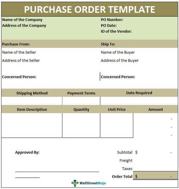 Purchase-Order Format