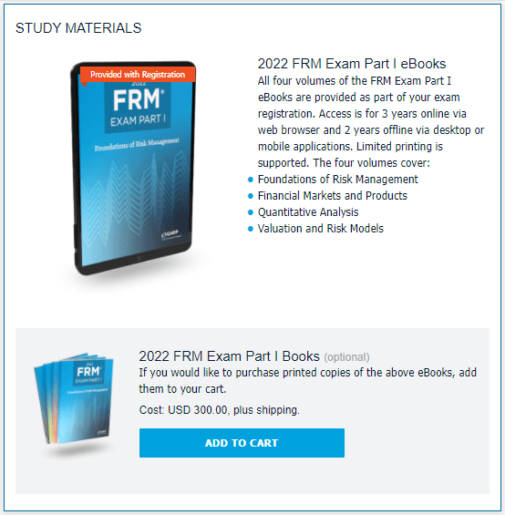 FRM Exam Books 2022
