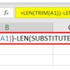 Words Count in Excel - Step by Step Formula with Example
