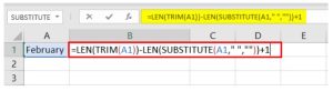 Words Count in Excel - Step by Step Formula with Example