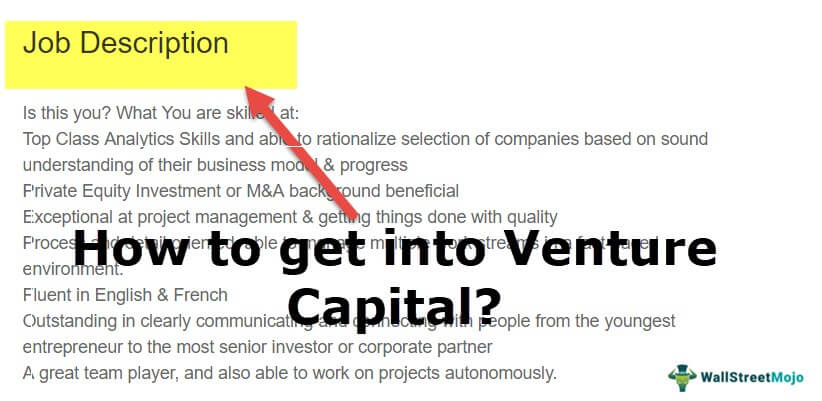 how to get into venture capitalism? 2