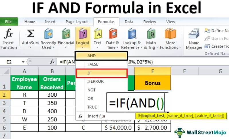 IF AND in Excel