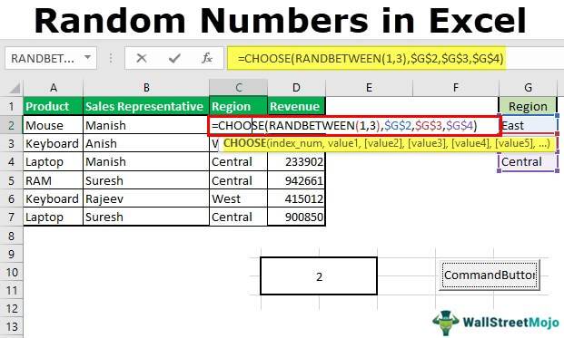 Random Numbers in Excel - 3