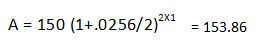 final value of bond after one year