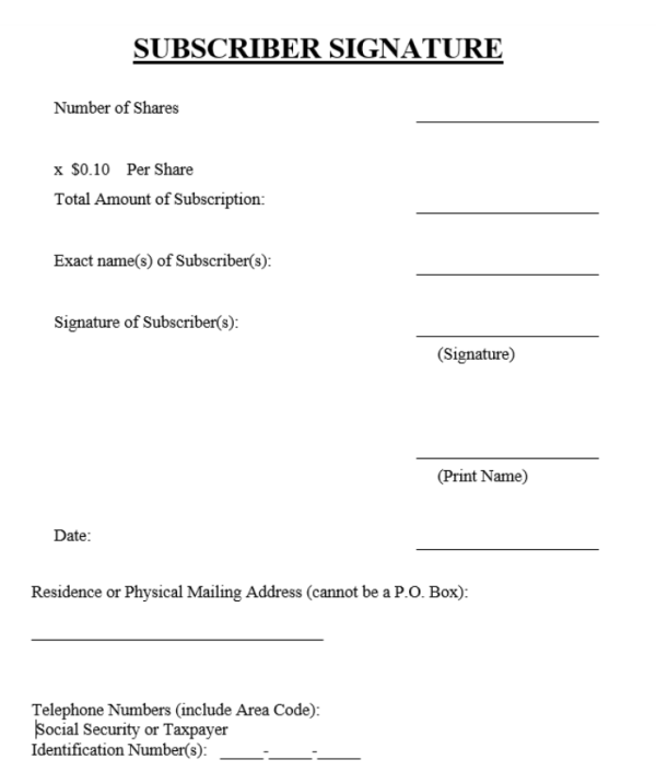 Subscription Agreement Shares What Is It Explained Examples Subscription Agreement Shares What Is It Explained Examples