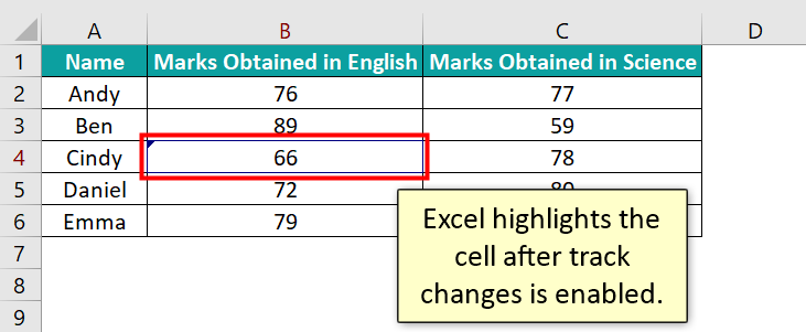 Track Changes in Excel - 2