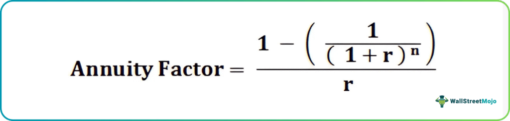 Annuity Factor 1