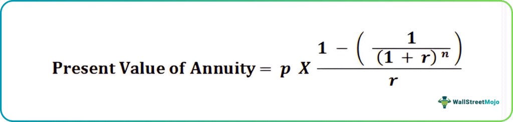 Present value of annuity formula 1