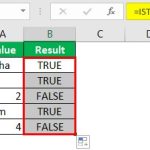 ISTEXT Excel Function - Determine If a Value is Text or Not