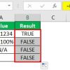 ISTEXT Excel Function - Determine If a Value is Text or Not