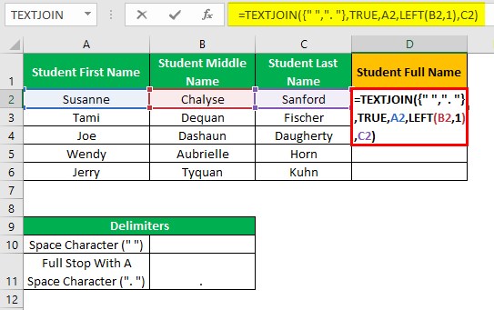 Textjoin in Excel - Example 1 - Step 1.jpg