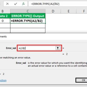 ERROR.TYPE Function in Excel - Codes, Examples, How to Use?