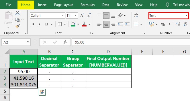 NumberValue Excel Intro