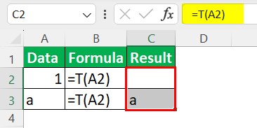 T Excel Definition 1-1