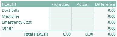 Example 1-11 (Health)