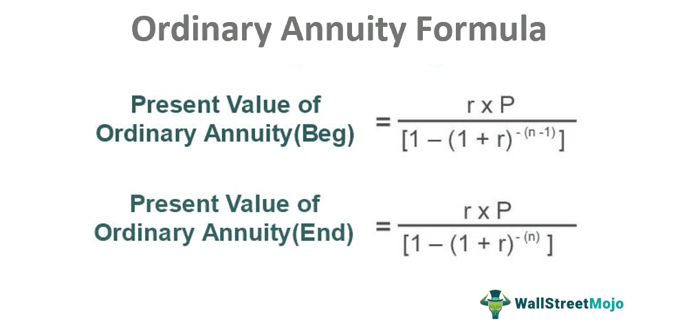 Ordinary Annuity Formula