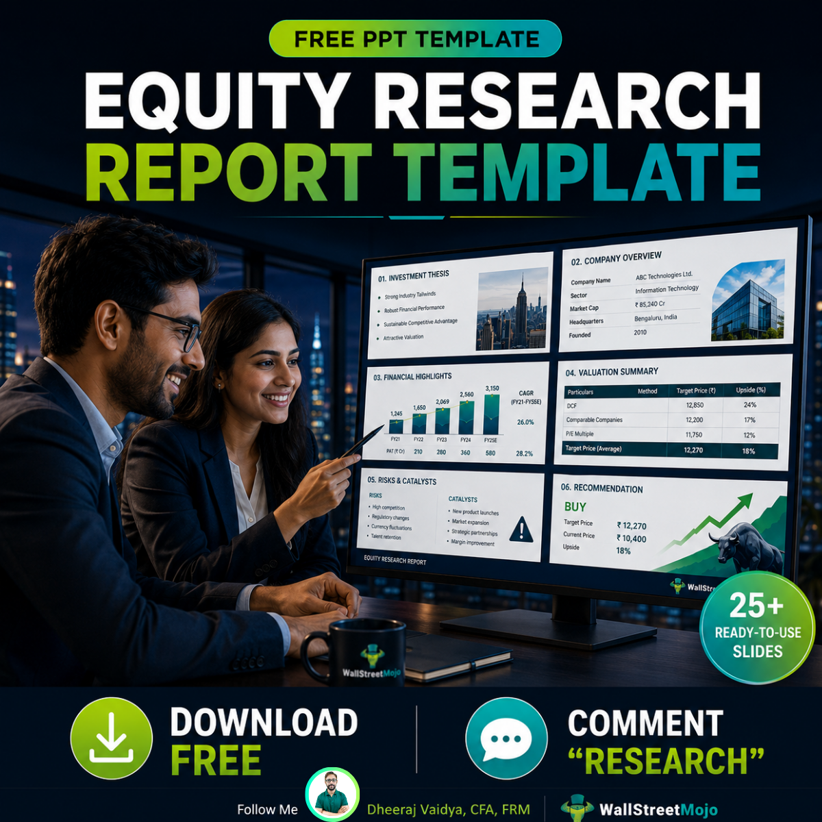 Equity Research Report Template