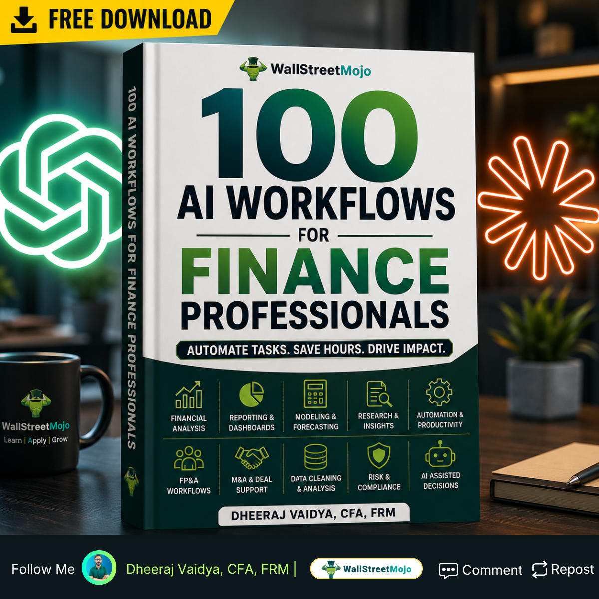 100 AI Workflows For Finance Professionals