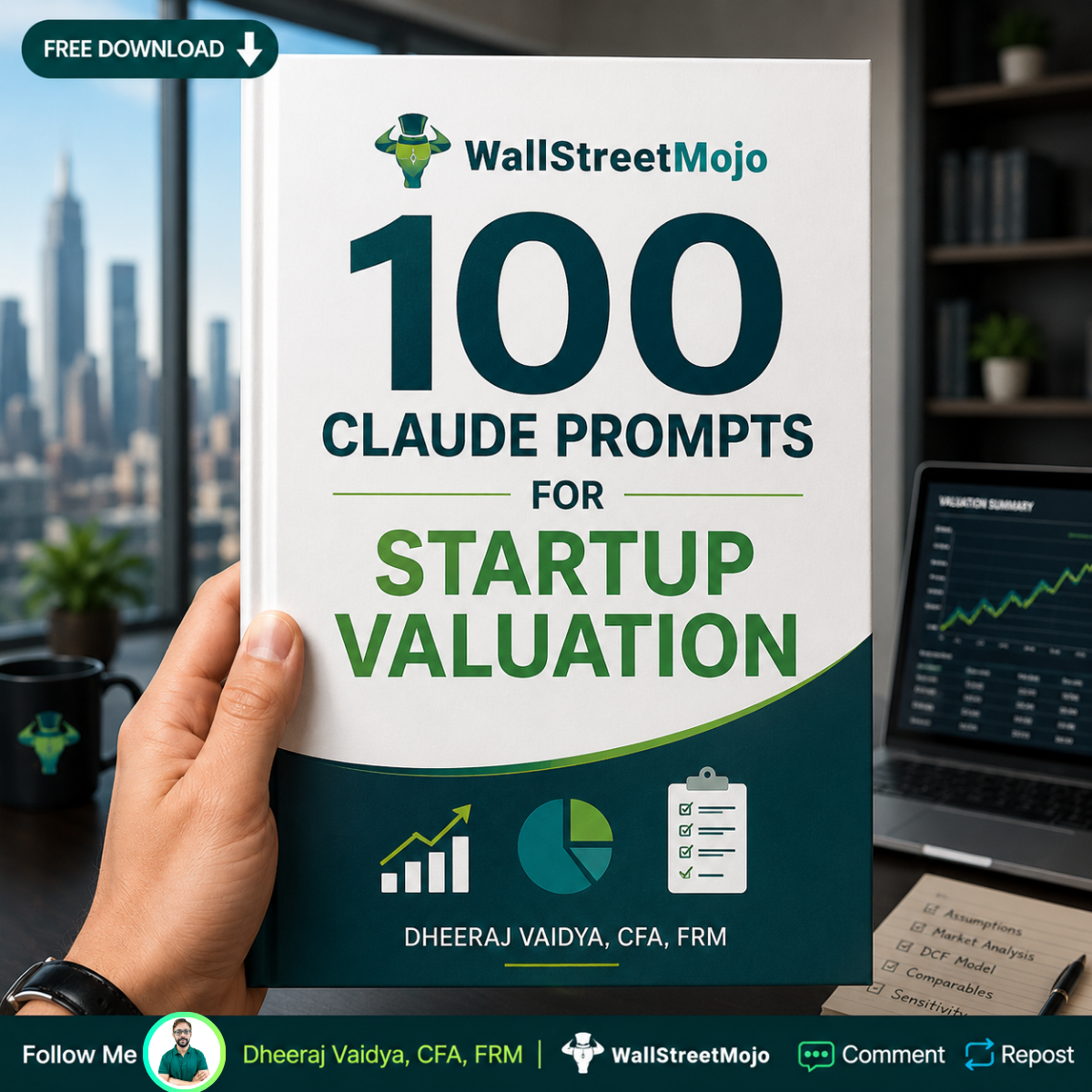 100 Claude Prompts for Startup Valuation