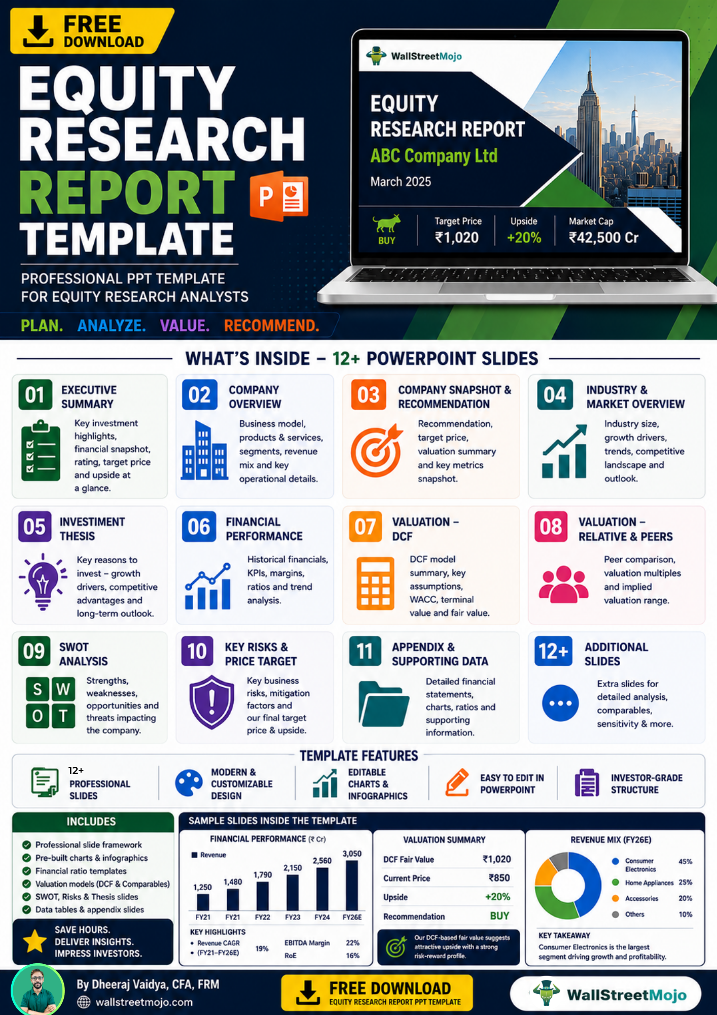 Equity Research Report Template