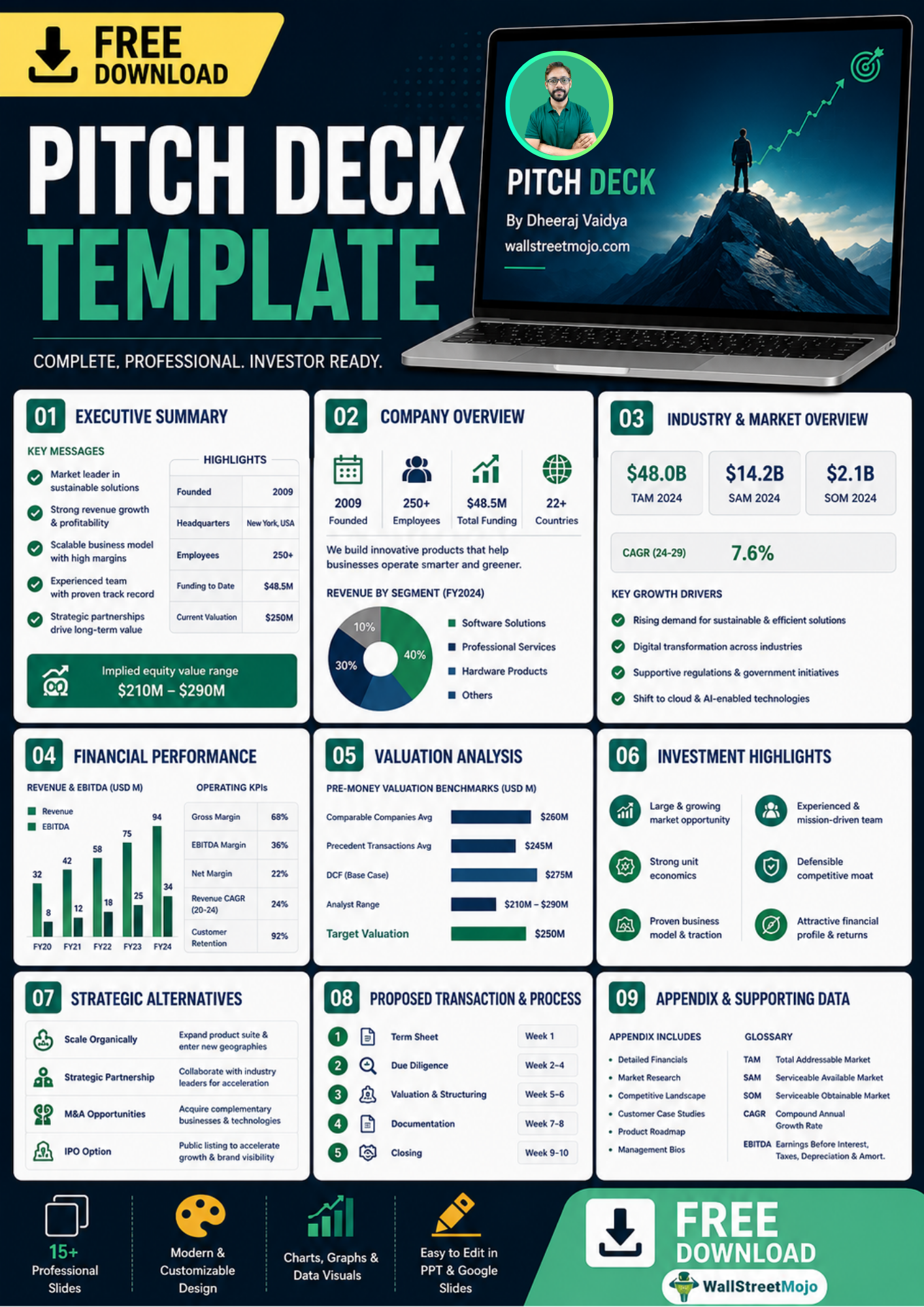 Pitch Book Template