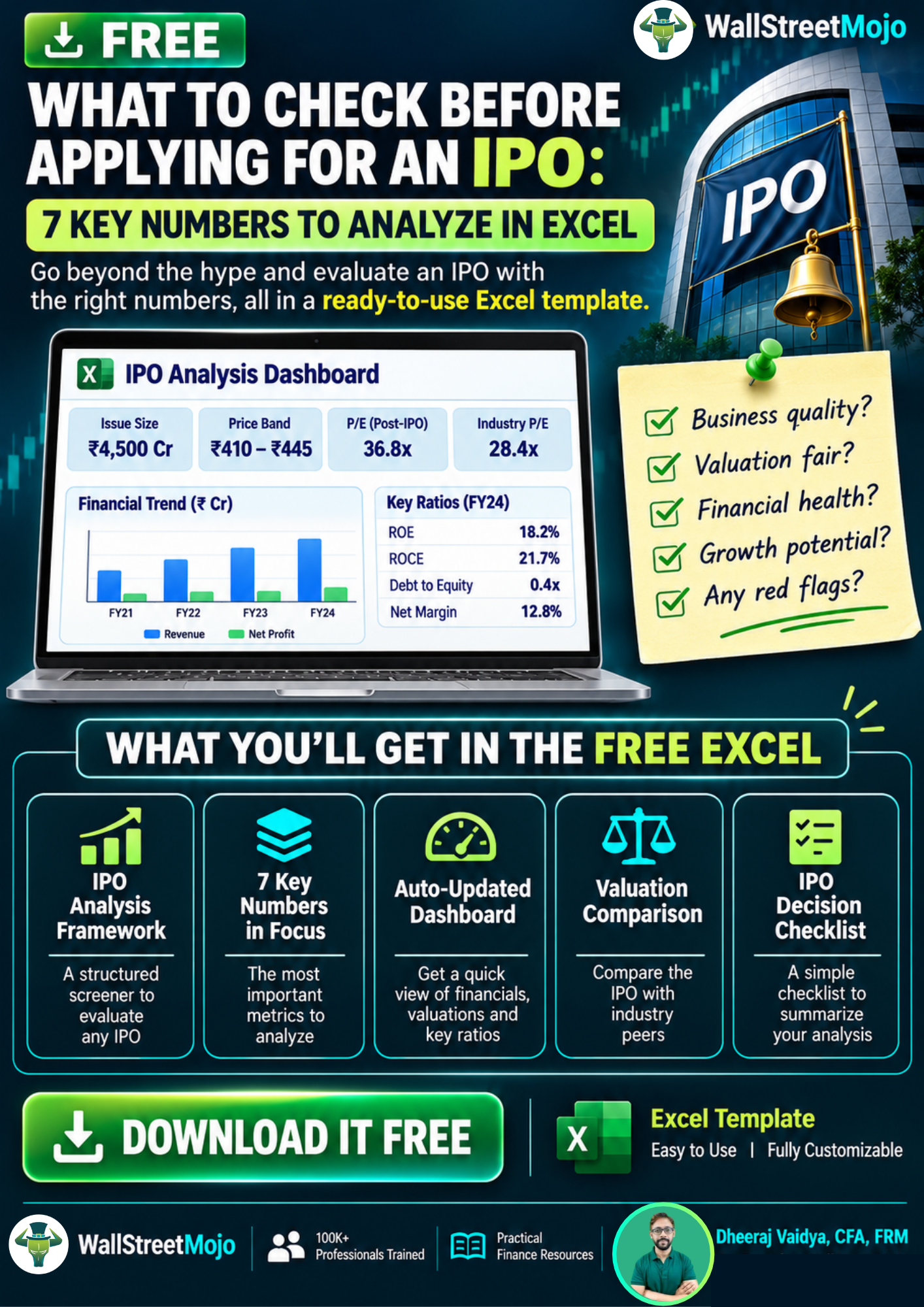 What to Check Before Applying for an IPO 7 Key Numbers to Analyze in Excel