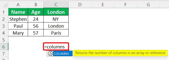 Columns Function in Excel FAQ 1-1.jpg