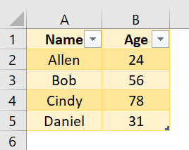 Excel Alternate Row Color
