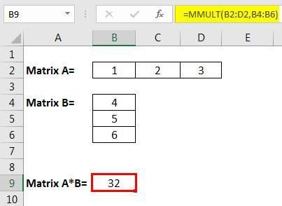 Excel Matrix Multiplication FAQ 1-1
