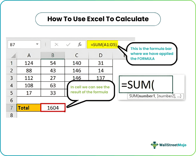 Excel as Calculator