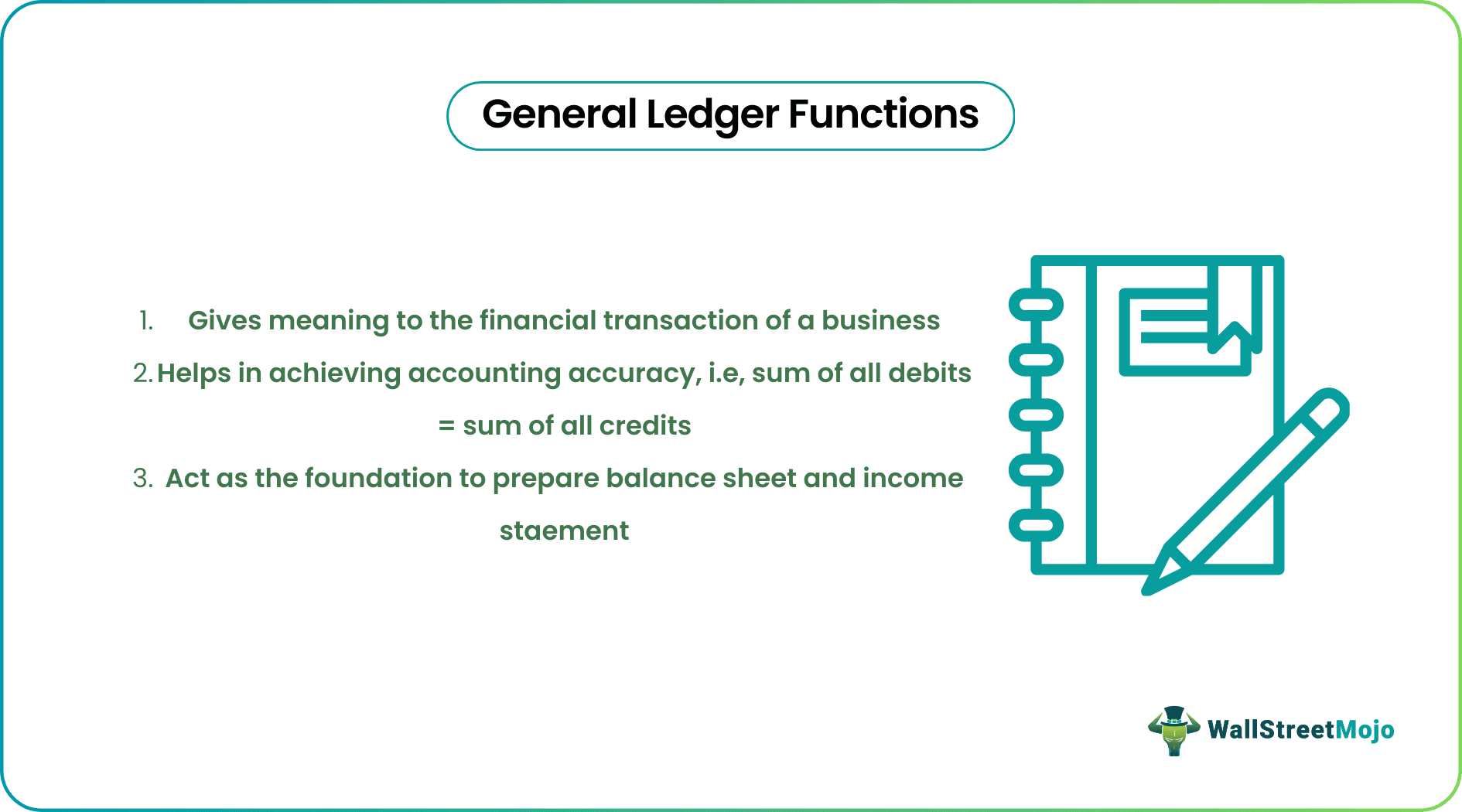 General Ledger Functions