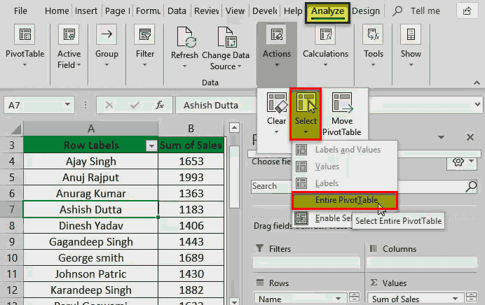 How to Delete Pivot Table?