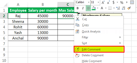 Insert Comment in Excel FAQ 4-1.png