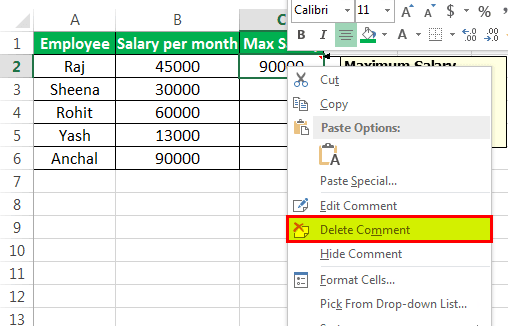 Insert Comment in Excel FAQ 4-2.png