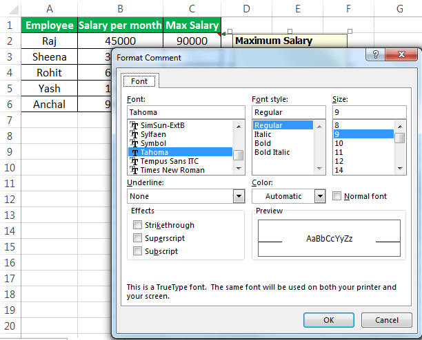 Insert Comment in Excel FAQ 4-3.png