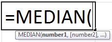 MEDIAN Excel Function