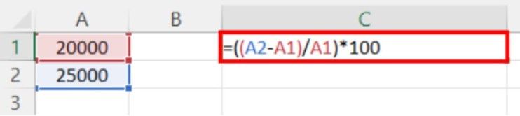 Percentage Change Excel FAQ 1
