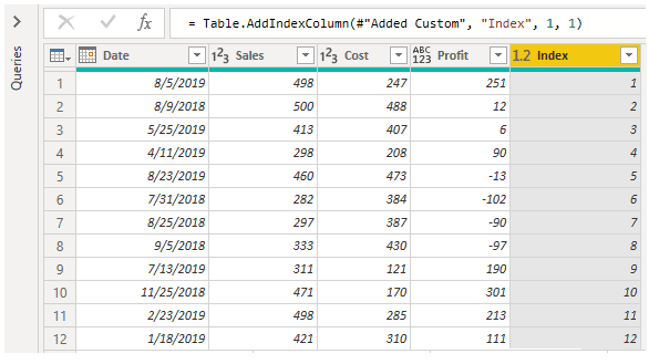 Power BI Query