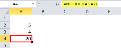 Product Excel Function