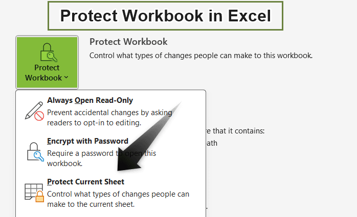 Protect Workbook In Excel
