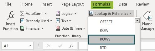ROWS Function In Excel FAQ
