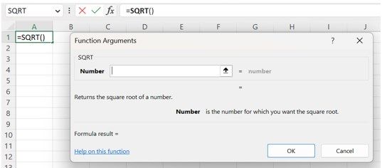 Square Root In Excel (SQRT) FAQ 2-1.jpg