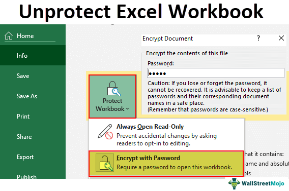 Unprotect Excel Workbook