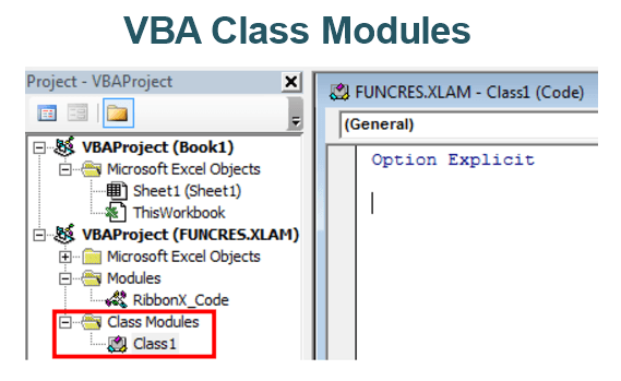 VBA Class Modules