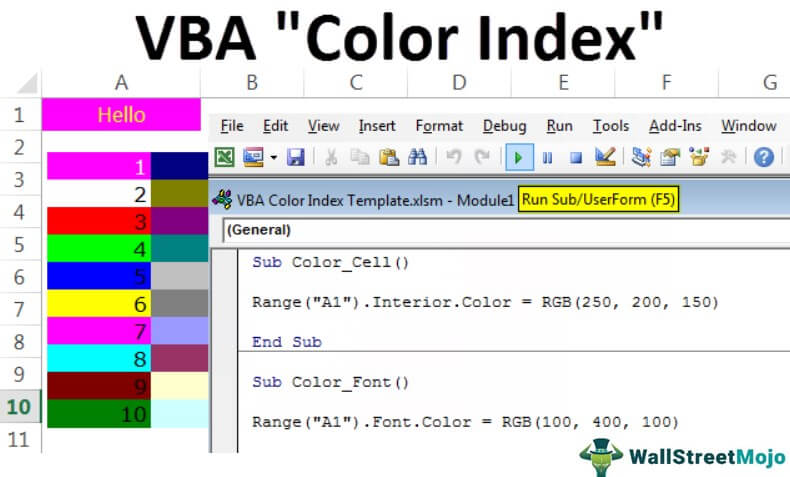 VBA Color Index