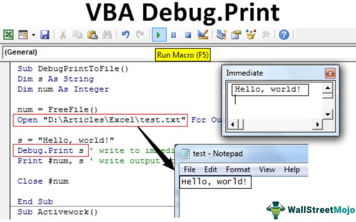 VBA Debug Print