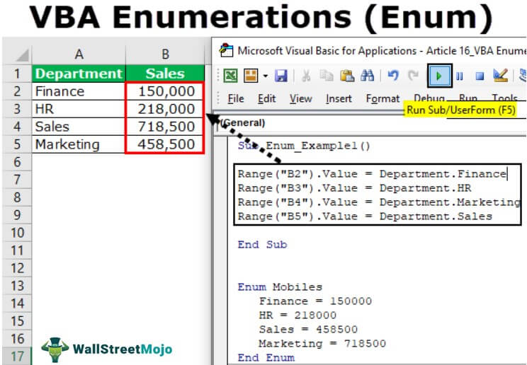 VBA ENUM