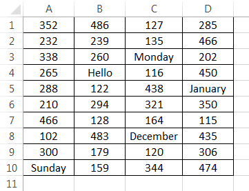 VBA OFFSET