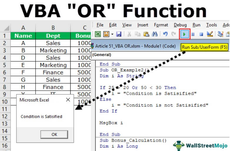 VBA OR Function